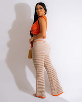 Exquisite Energy Crochet Pant Set