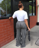 Thora Striped Wide Leg Pants