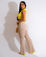 Exquisite Energy Crochet Pant Set