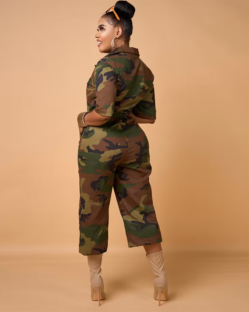 Tracy Camo jumpsuit