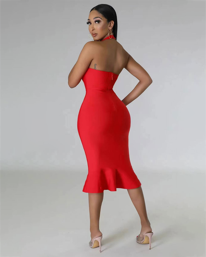 Bandage Midi Dress