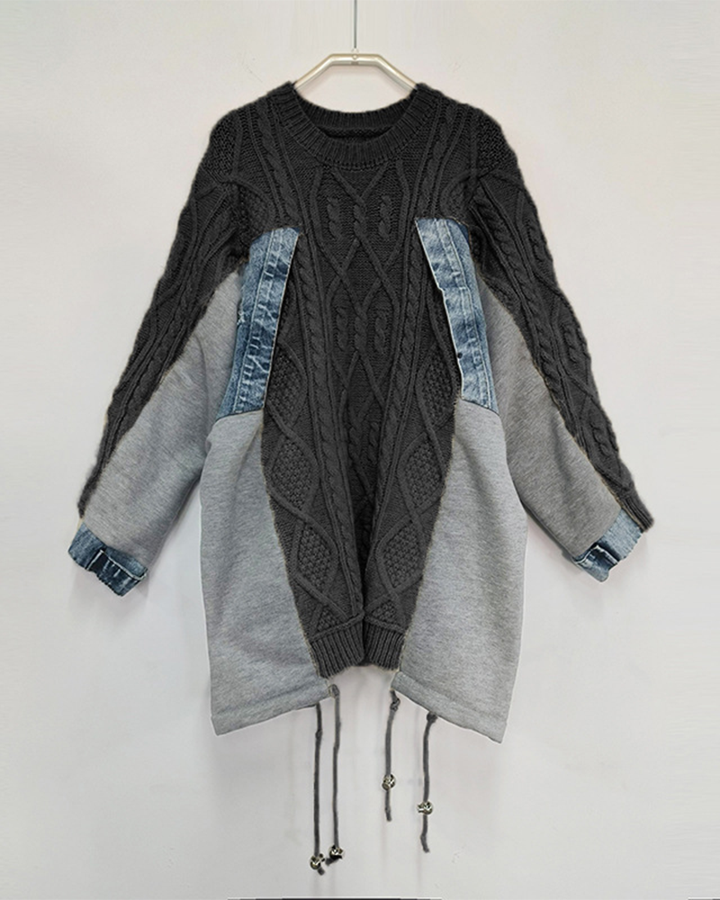 MIXI DENIM SWEATER