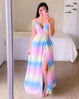 elegant chiffon Maxi  dress