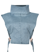 Buckled Denim Top