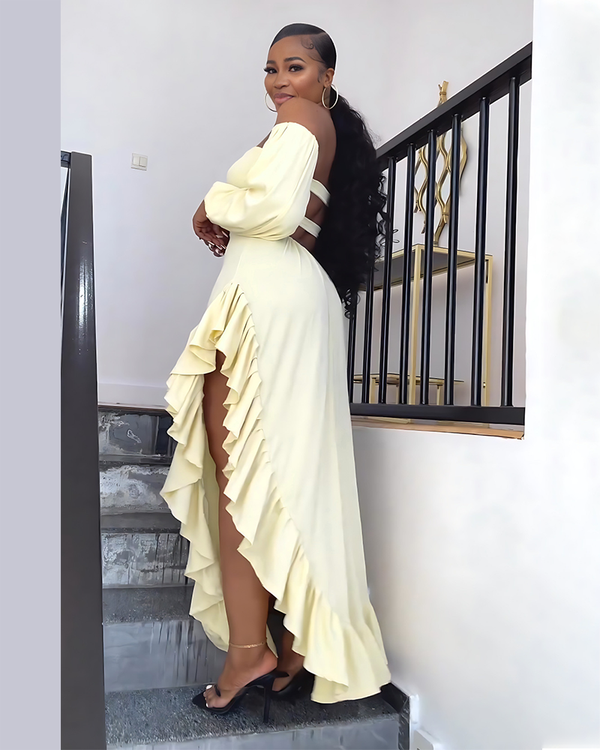 Lucia Off shoulder Maxi Dress