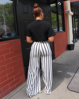 Thora Striped Wide Leg Pants