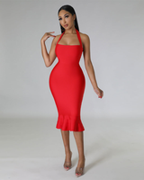 Bandage Midi Dress