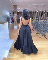 Elegant Backless Maxi Dress