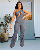 Zipper Detail Jumpsuit