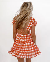 Plaid Pleated Dress