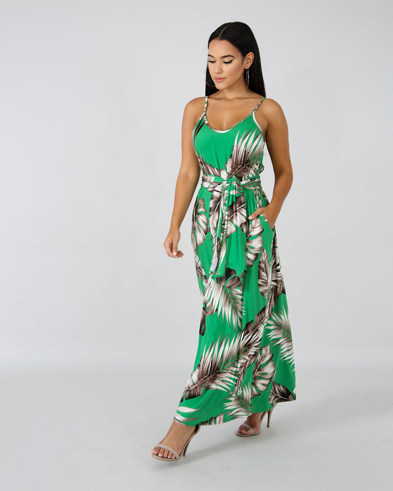 Loose Strap Maxi Dress