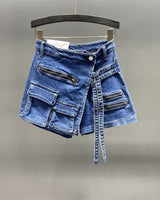 The “Denim Zipper” Shorts