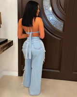 "A Spice of Denim" Pant Set