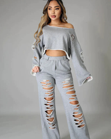 NOT DISTRESSED PANT SET