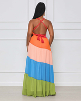 Color Block Maxi Dress