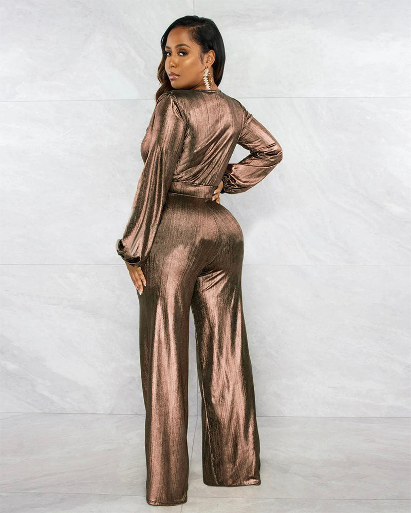 Delicia Shimmer Jumpsuit