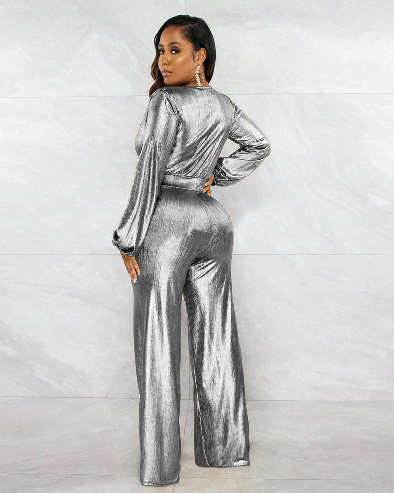 Delicia Shimmer Jumpsuit