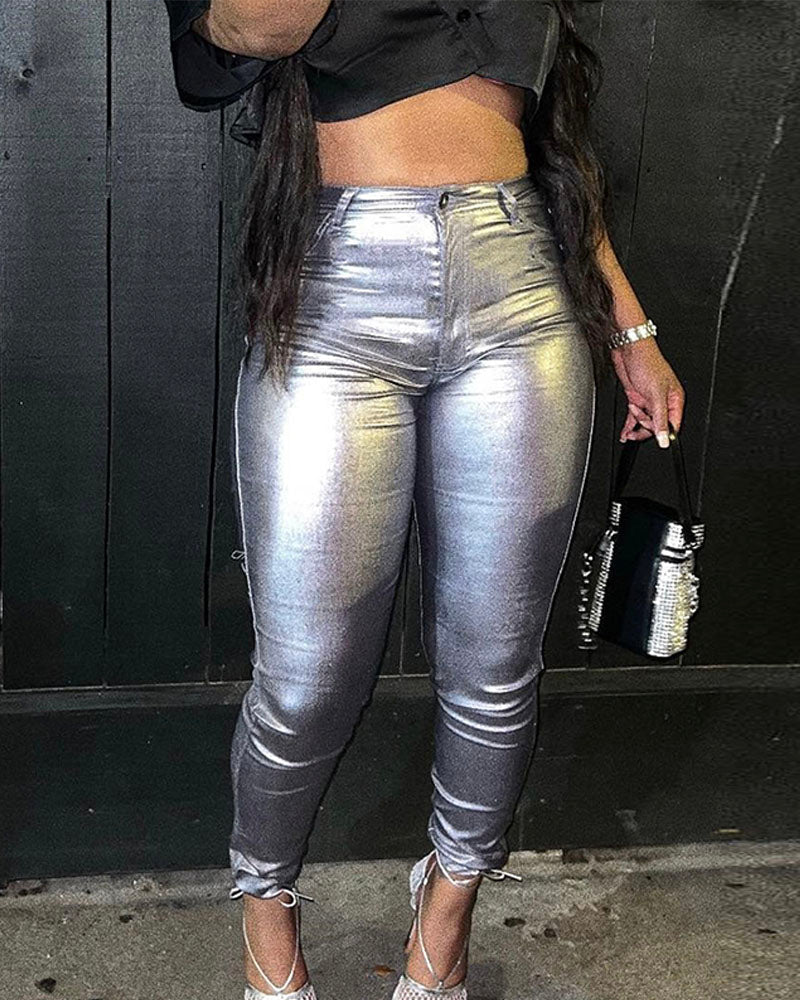 Fave Metallic Jean