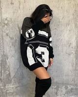 Motocross detail oversized jumper dress