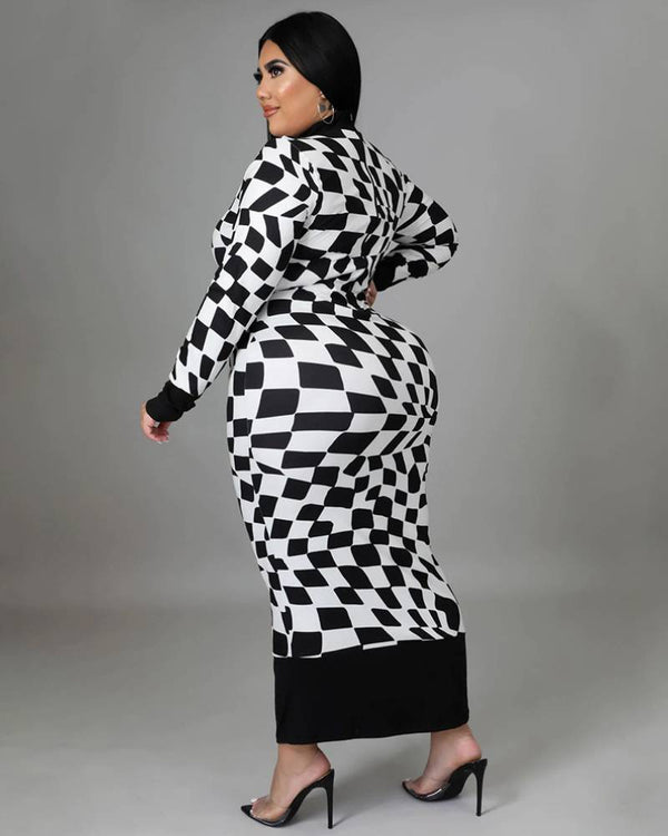 Checkmate Boo Dress