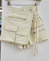 The “Denim Zipper” Shorts